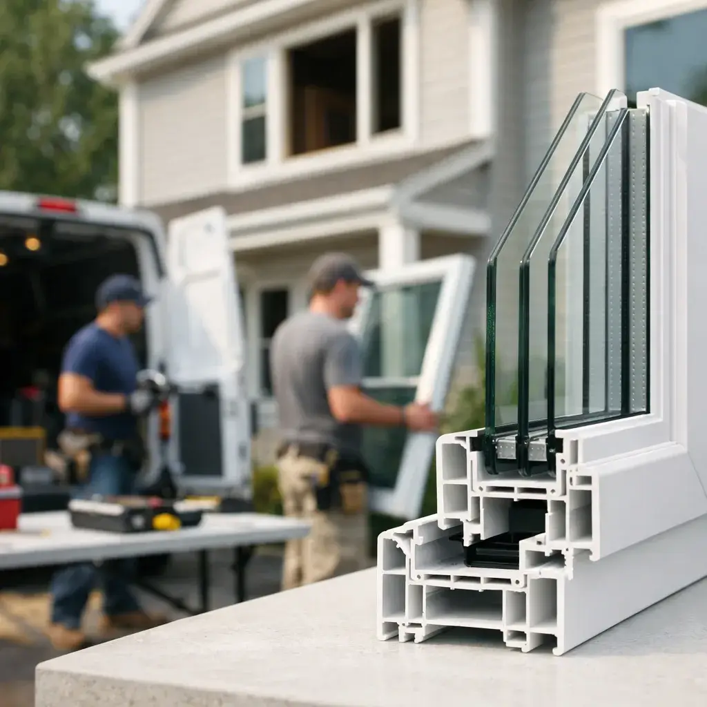 Rognel Heights — window installation